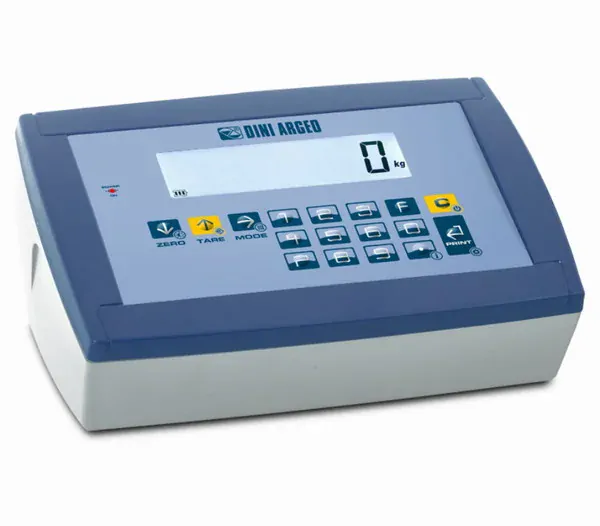 DINI ARGEO DFWKXP, IP-65, plast, LCD (Vážní indikátor certifikovaný dle normy EN45501/2015 pro obchodní vážení)