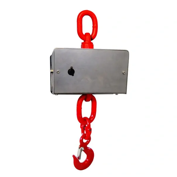 LESAK J1-RWS, 300kg/100g, nerez (Závěsná/jeřábová váha pro obchodní vážení s LCD displejem v nerezu)