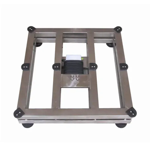 LESAK 1T6060NN, 150kg ,600x600mm, nerez (Vážní můstek v nerezovém provedení bez vážního indikátoru)