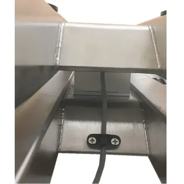 LESAK 1T6080NNRWS/DR, 300;600kg/100;200g, 600x800mm (Stolní nerezová voděodolná váha s dvojím rozsahem s nerezovým vážním indikátorem)