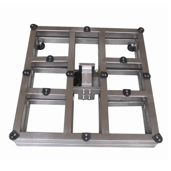 LESAK 1T8080NN, 300kg, 800x800mm (Vážní můstek v nerezovém provedení bez vážního indikátoru)